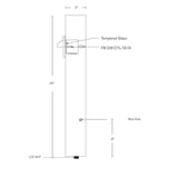 SPJ Lighting SPJ-GDG-24-EB 2W LED Contemporary Bollard 12V - Seginus Lighting