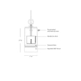 SPJ Lighting SPJ-HMU-3 2W LED Hanging Mr-Universe 12V - Seginus Lighting