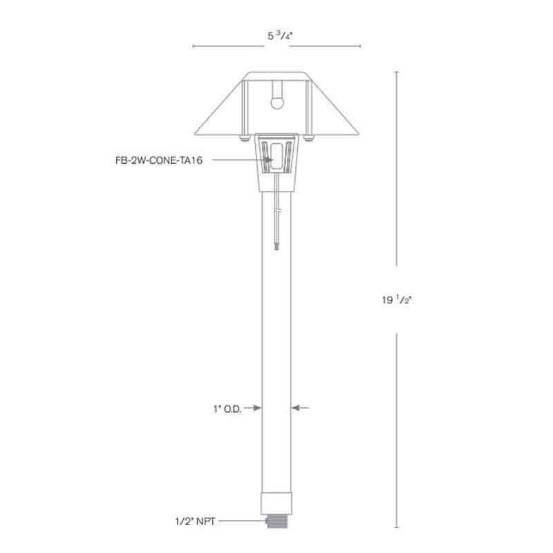 SPJ Lighting SPJ-MA-20 2W LED Pathway Light 12V - Seginus Lighting