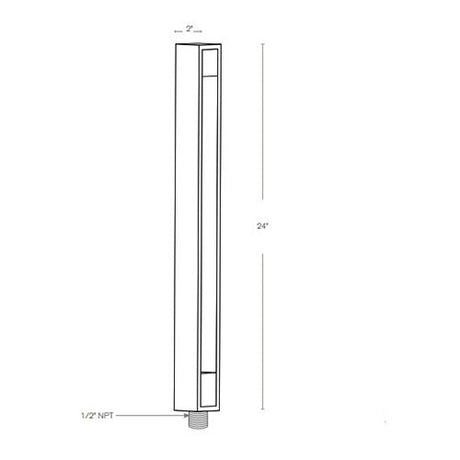 SPJ Lighting SPJ-MPLA-1 2W LED Solid Brass Contemporary Pathlight