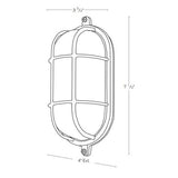 SPJ Lighting SPJ-NS-WF-7H Nautical Flush Mount Medium Base