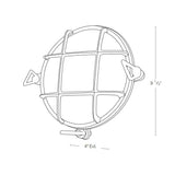 SPJ Lighting SPJ-NS-WF9 Nautical Flush Mount 10W LED 120V