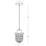 SPJ Lighting SPJ-NS5-C Nautical Pendant Mount 10W LED 120V