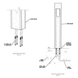 SPJ Lighting SPJ-PCL-A42-SM 20W Bollards