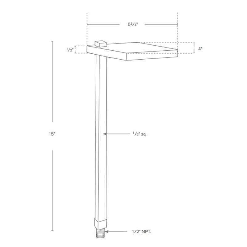 SPJ Lighting SPJ-SDPL 2W LED Contemporary Pathlight 12V - Seginus Lighting