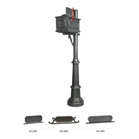 SPJ Lighting SPJ-SMB3 Post Scroll Mount