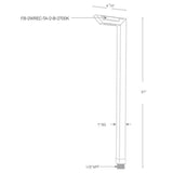 SPJ Lighting SPJ-SQ100-1 2W LED Contemporary Pathlight 12V - Seginus Lighting