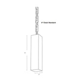 SPJ Lighting SPJ-SQ6-H 2W Hanging Light 12V