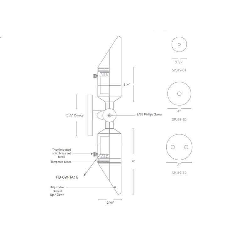 SPJ Lighting SPJ-T2 12W LED Directional Down Light 12V - Seginus Lighting