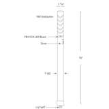 SPJ Lighting SPJ-TW1-15 3W LED Contemporary Pathlight 12V - Seginus Lighting