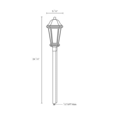 SPJ Lighting SPJ04-02 LED Garden Lantern