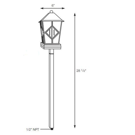 SPJ Lighting SPJ04-03 Garden Lantern