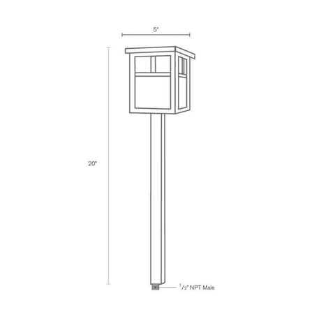 SPJ Lighting SPJ05-02 LED Garden Lantern