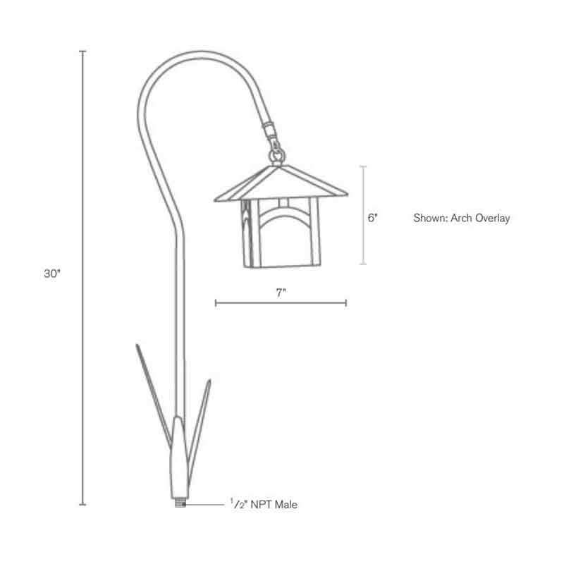 SPJ Lighting SPJ05-07 LED Garden Lantern