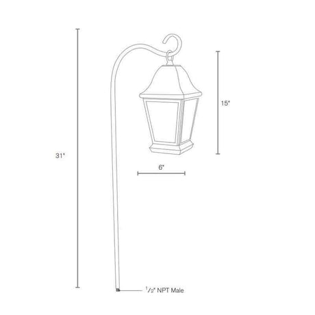 SPJ Lighting SPJ05-09 LED Garden Lantern