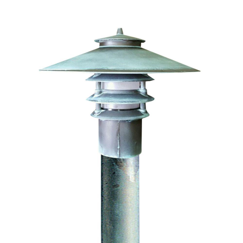 SPJ Lighting SPJ12-10-10 25W LED 3" Solid Brass Pagoda Bollard