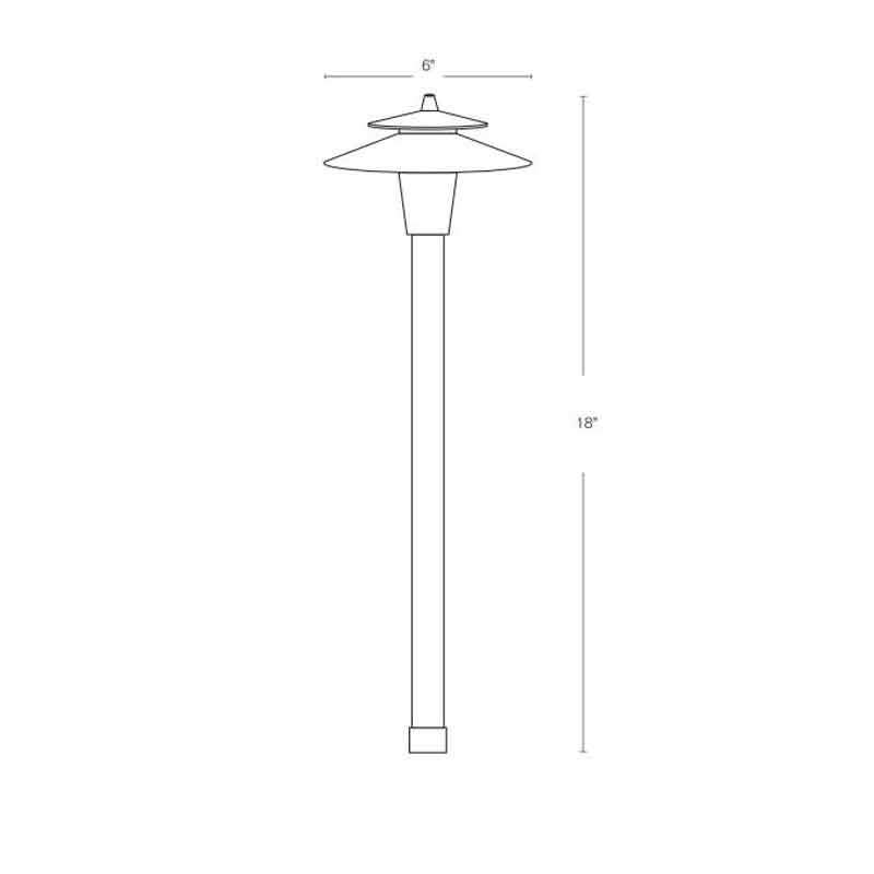 SPJ Lighting SPJ12-126 3W LED Pagoda 12V