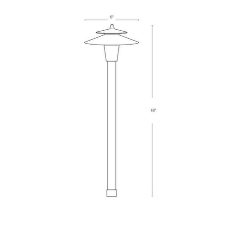 SPJ Lighting SPJ12-126 3W LED Pagoda 12V