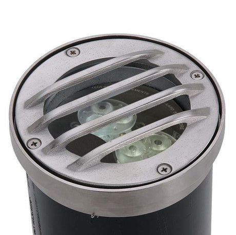 SPJ Lighting SPJ13-25 LED Solid Brass Adjustable Well Light with Grate