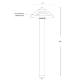 SPJ Lighting SPJ130-B-4 6W LED 4Inch Diameter Post Bollard