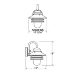 SPJ Lighting SPJ151 Nautical Wall Post