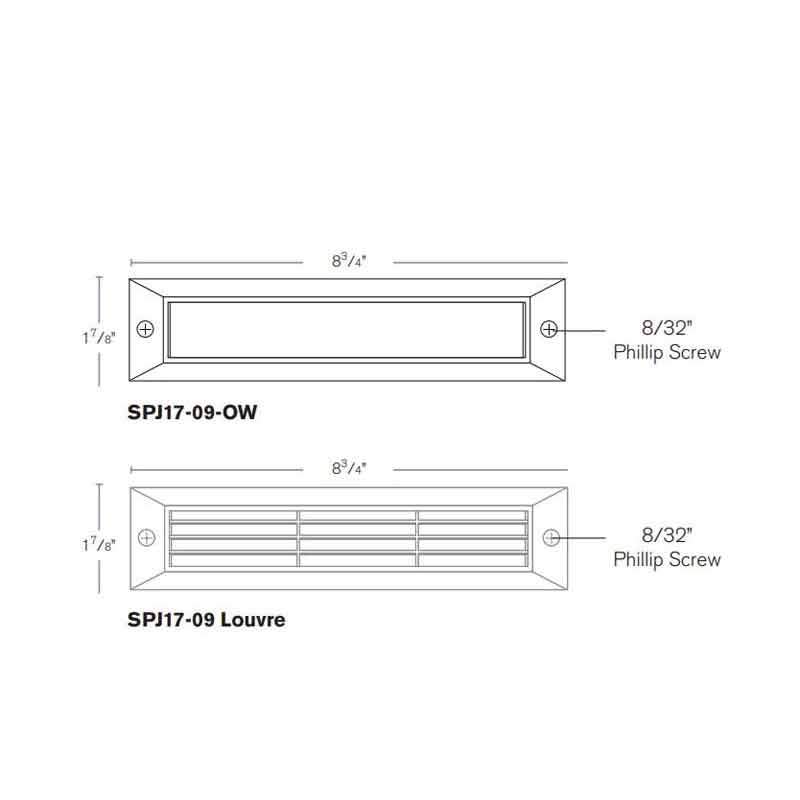 SPJ Lighting SPJ17-09 2W LED Cast Brass Recessed Light