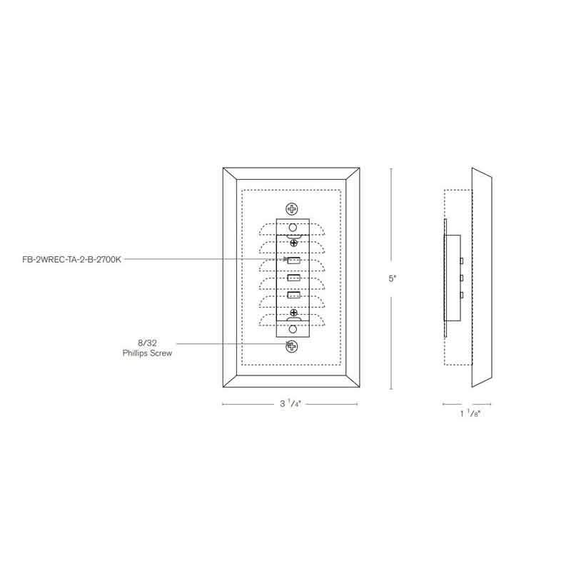 SPJ Lighting SPJ17-VL100 2W LED Surface Box 12V