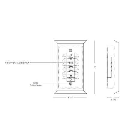 SPJ Lighting SPJ17-VL100 2W LED Surface Box 12V