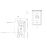 SPJ Lighting SPJ17-VLP 2W LED Recessed Step Light