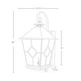 SPJ Lighting SPJ27-01C-NG Gas Lantern 120V