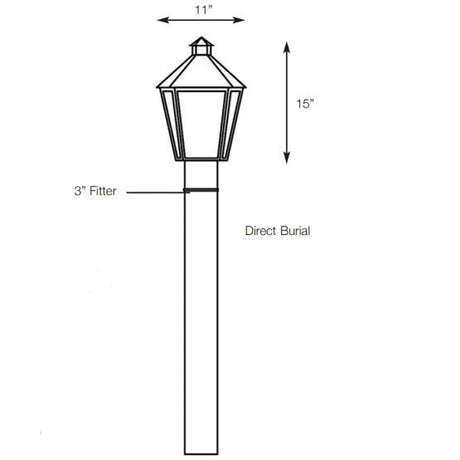 SPJ Lighting SPJ27-05A Post Lantern