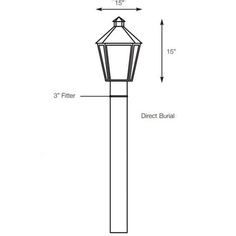 SPJ Lighting SPJ27-05B Post Lantern