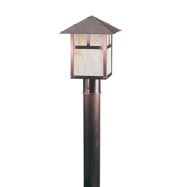 SPJ Lighting SPJ28-01B 10 Inch Pitched Post Lantern 120V