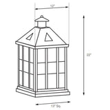 SPJ Lighting SPJ31-06B Column Mount Lantern 120V