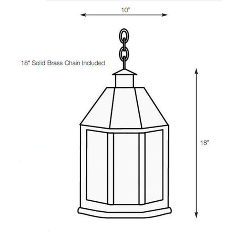 SPJ Lighting SPJ33-02 Pendant Mount Lantern 120V