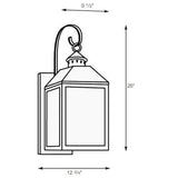 SPJ Lighting SPJ33-05 Scroll Mount Lantern 120V