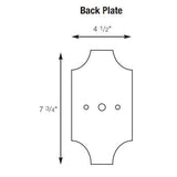 SPJ Lighting SPJ34-01B Scroll Mount Lantern 120V