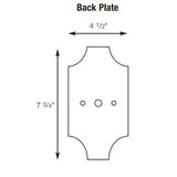 SPJ Lighting SPJ34-01C Scroll Mount Lantern 120V