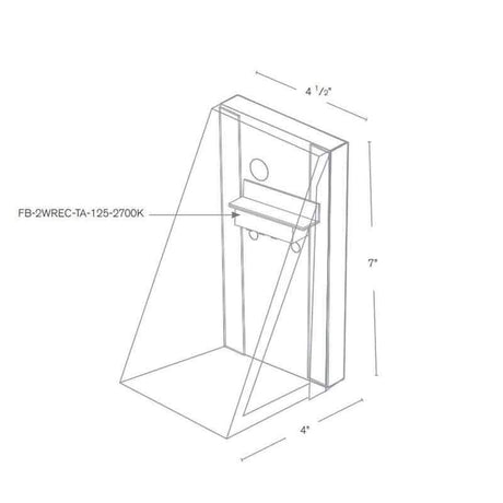 SPJ Lighting SPJ48-06 2W LED Surface Mount Side Glass 12V