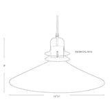 SPJ Lighting SPJ49-05 3W LED Brass Pendant Reflector 12V