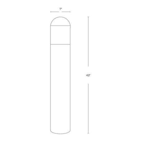 SPJ Lighting SPJ51-08-120 LED Bollard Light 120V