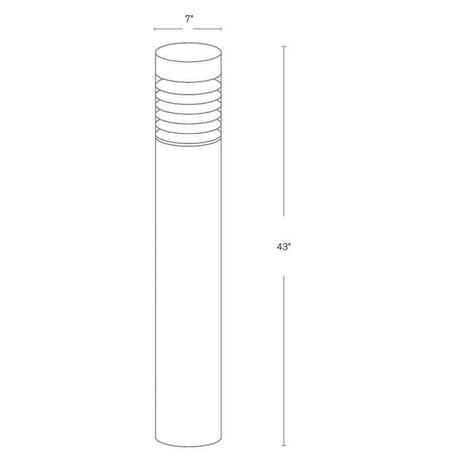 SPJ Lighting SPJ51-20-120 LED Bollard Light 120V