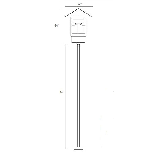 SPJ Lighting SPJ532 Post Lantern