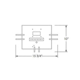 SPJ Lighting SPJBN-L1700W Glass Wall Sconce