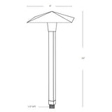 SPJ Lighting SPJ-TE8 3W Contemporary Path Light 8-15V